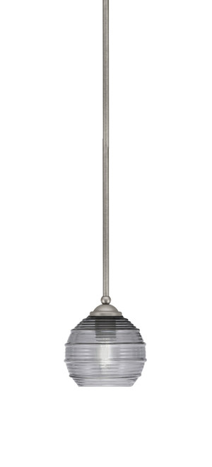 Toltec Lighting - 560-GP-5112 - One Light Mini Pendant - Zilo - Graphite