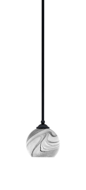 Toltec Lighting - 560-MB-4109 - One Light Mini Pendant - Zilo - Matte Black