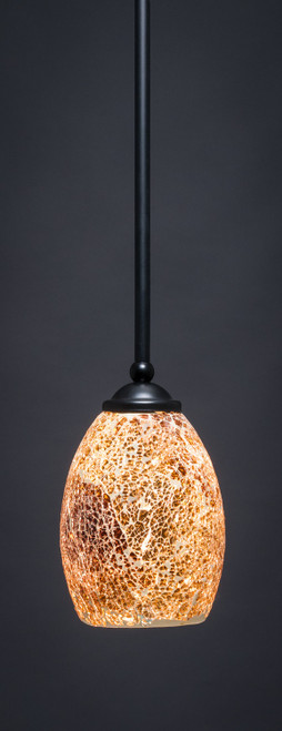 Toltec Lighting - 560-MB-4175 - One Light Mini Pendant - Zilo - Matte Black