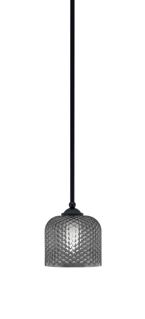 Toltec Lighting - 560-MB-4612 - One Light Mini Pendant - Zilo - Matte Black