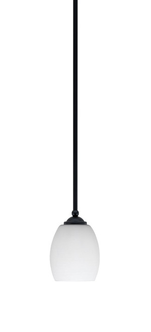 Toltec Lighting - 560-MB-615 - One Light Mini Pendant - Zilo - Matte Black