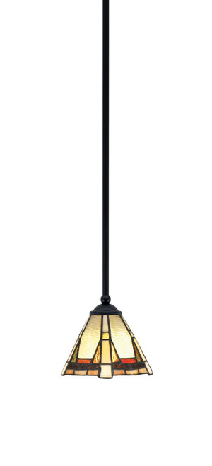 Toltec Lighting - 560-MB-9345 - One Light Mini Pendant - Zilo - Matte Black