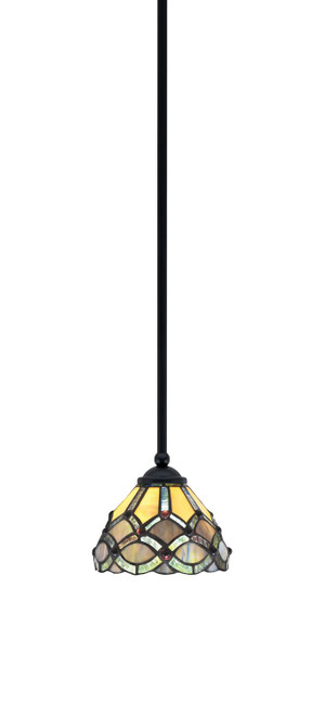 Toltec Lighting - 560-MB-9435 - One Light Mini Pendant - Zilo - Matte Black