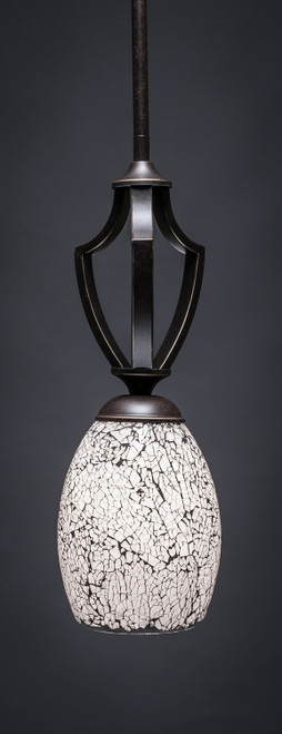 Toltec Lighting - 561-DG-4165 - One Light Mini Pendant - Zilo - Dark Granite