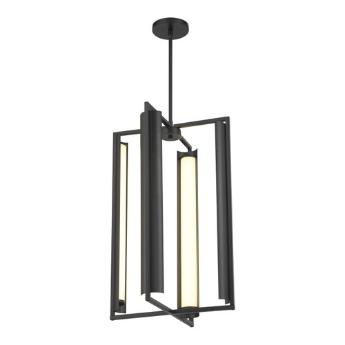 George Kovacs - P1555-66A-L - LED Pendant - Trizay - Coal Black
