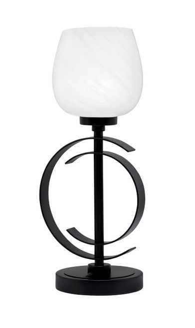 Toltec Lighting - 56-MB-4811 - One Light Accent Lamp - Accent Lamps - Matte Black