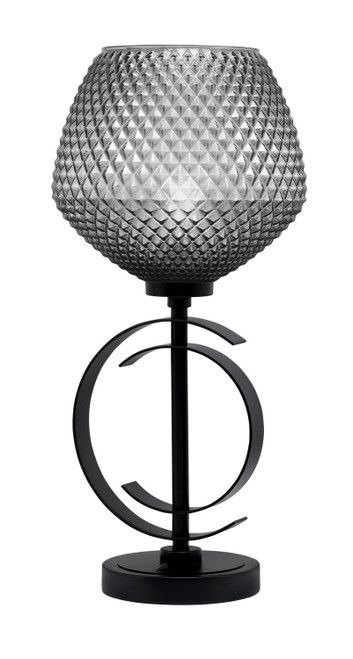 Toltec Lighting - 56-MB-4922 - One Light Accent Lamp - Accent Lamps - Matte Black