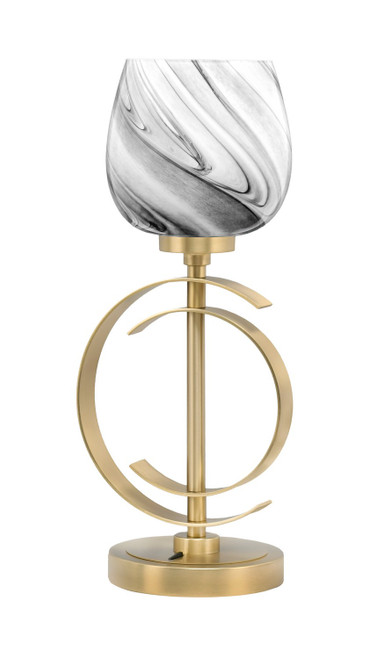 Toltec Lighting - 56-NAB-4819 - One Light Accent Lamp - Accent Lamps - New Age Brass