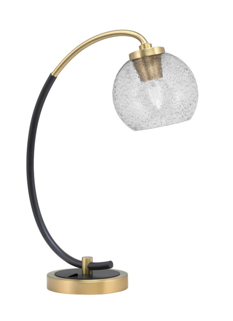 Toltec Lighting - 57-MBNAB-4102 - One Light Desk Lamp - Desk Lamps - Matte Black & New Age Brass