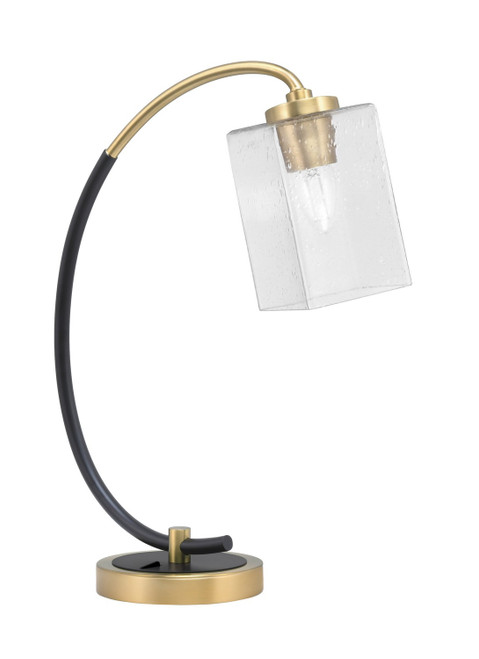 Toltec Lighting - 57-MBNAB-530 - One Light Desk Lamp - Desk Lamps - Matte Black & New Age Brass