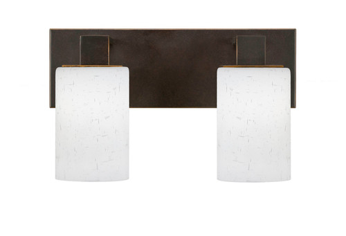 Toltec Lighting - 582-DG-310 - Two Light Bath Bar - Apollo - Dark Granite