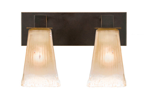 Toltec Lighting - 582-DG-630 - Two Light Bath Bar - Apollo - Dark Granite