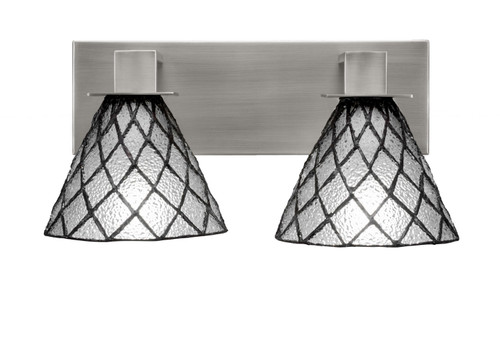 Toltec Lighting - 582-GP-9185 - Two Light Bath Bar - Apollo - Graphite
