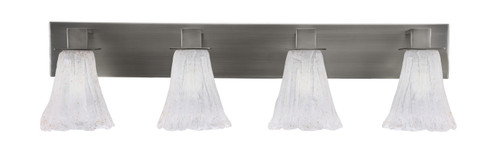 Toltec Lighting - 584-GP-729 - Four Light Bath Bar - Apollo - Graphite