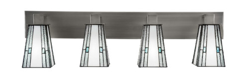 Toltec Lighting - 584-GP-9534 - Four Light Bath Bar - Apollo - Graphite