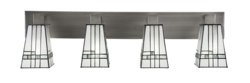 Toltec Lighting - 584-GP-9554 - Four Light Bath Bar - Apollo - Graphite