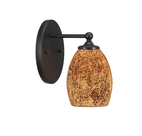 Toltec Lighting - 5911-MB-4175 - One Light Wall Sconce - Capri - Matte Black