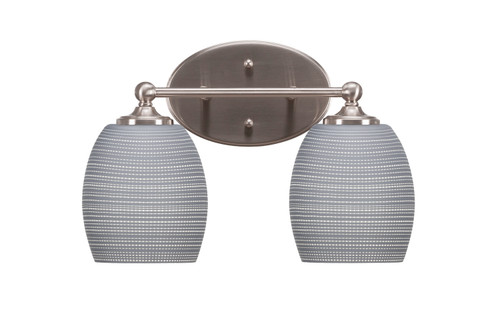 Toltec Lighting - 5912-BN-4022 - Two Light Bath Bar - Capri - Brushed Nickel