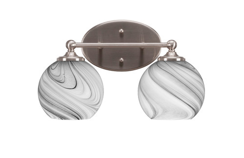 Toltec Lighting - 5912-BN-4109 - Two Light Bath Bar - Capri - Brushed Nickel