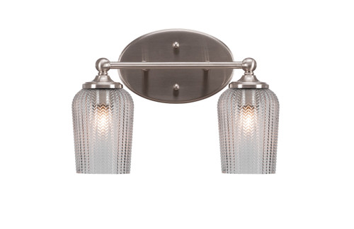 Toltec Lighting - 5912-BN-4250 - Two Light Bath Bar - Capri - Brushed Nickel