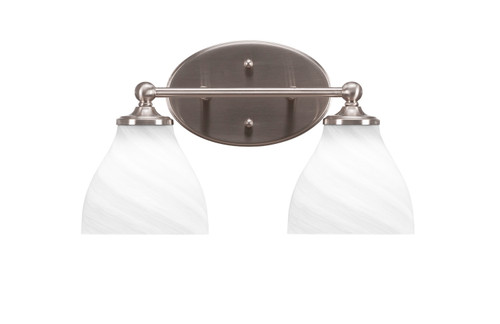 Toltec Lighting - 5912-BN-4761 - Two Light Bath Bar - Capri - Brushed Nickel