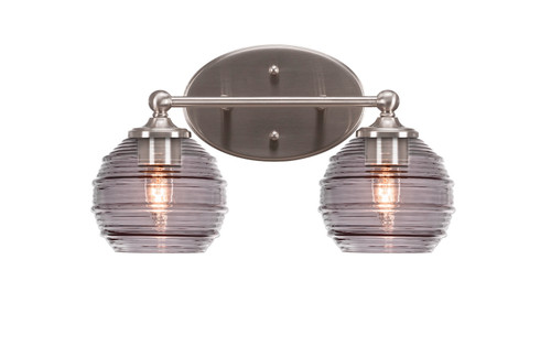 Toltec Lighting - 5912-BN-5112 - Two Light Bath Bar - Capri - Brushed Nickel
