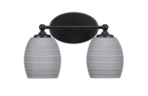 Toltec Lighting - 5912-MB-4022 - Two Light Bath Bar - Capri - Matte Black
