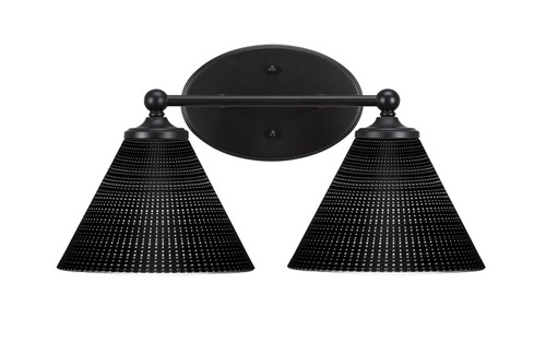 Toltec Lighting - 5912-MB-4059 - Two Light Bath Bar - Capri - Matte Black