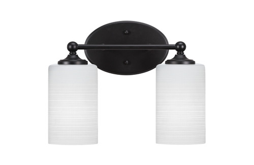 Toltec Lighting - 5912-MB-4061 - Two Light Bath Bar - Capri - Matte Black
