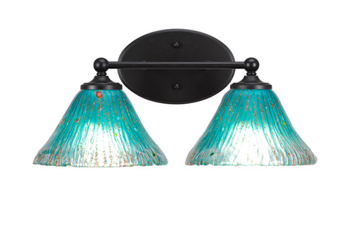 Toltec Lighting - 5912-MB-458 - Two Light Bath Bar - Capri - Matte Black