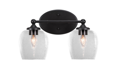 Toltec Lighting - 5912-MB-4810 - Two Light Bath Bar - Capri - Matte Black