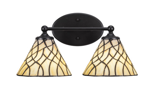 Toltec Lighting - 5912-MB-9115 - Two Light Bath Bar - Capri - Matte Black