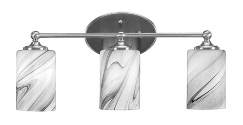Toltec Lighting - 5913-BN-3009 - Three Light Bath Bar - Capri - Brushed Nickel