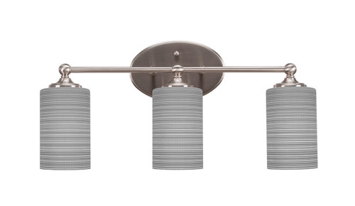 Toltec Lighting - 5913-BN-4062 - Three Light Bath Bar - Capri - Brushed Nickel