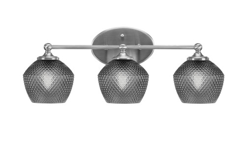Toltec Lighting - 5913-BN-4622 - Three Light Bath Bar - Capri - Brushed Nickel