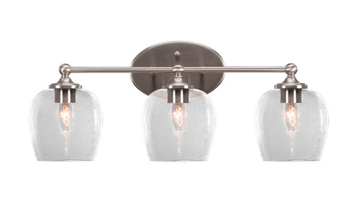 Toltec Lighting - 5913-BN-4810 - Three Light Bath Bar - Capri - Brushed Nickel