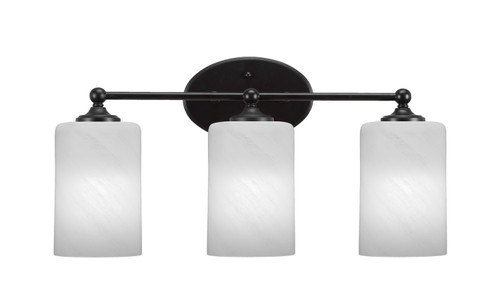 Toltec Lighting - 5913-MB-3001 - Three Light Bath Bar - Capri - Matte Black