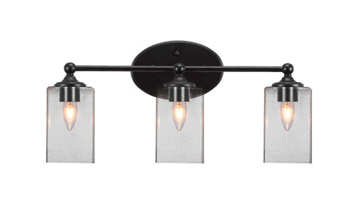 Toltec Lighting - 5913-MB-530 - Three Light Bath Bar - Capri - Matte Black