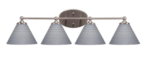 Toltec Lighting - 5914-BN-4052 - Four Light Bath Bar - Capri - Brushed Nickel