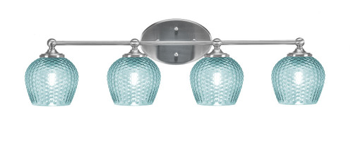Toltec Lighting - 5914-BN-4605 - Four Light Bath Bar - Capri - Brushed Nickel