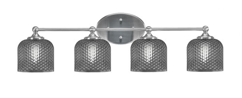 Toltec Lighting - 5914-BN-4612 - Four Light Bath Bar - Capri - Brushed Nickel