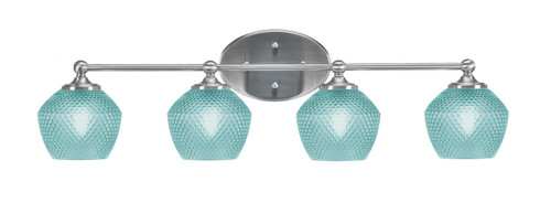 Toltec Lighting - 5914-BN-4625 - Four Light Bath Bar - Capri - Brushed Nickel