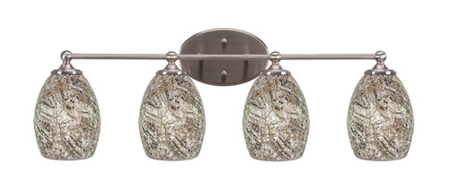 Toltec Lighting - 5914-BN-5054 - Four Light Bath Bar - Capri - Brushed Nickel