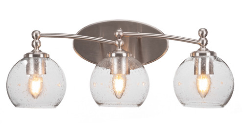 Toltec Lighting - 593-BN-4100 - Three Light Bathroom Lighting - Capri - Brushed Nickel