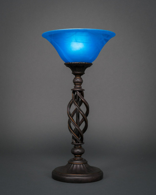 Toltec Lighting - 63-DG-435 - One Light Table Lamp - Eleganté - Dark Granite