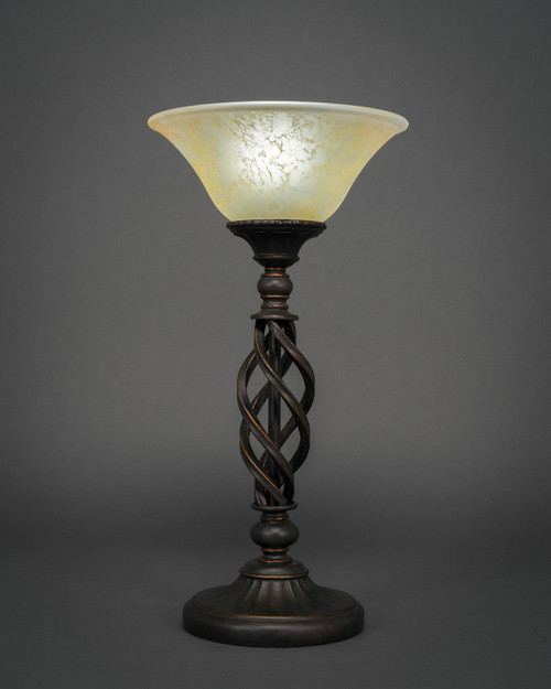 Toltec Lighting - 63-DG-513 - One Light Table Lamp - Eleganté - Dark Granite