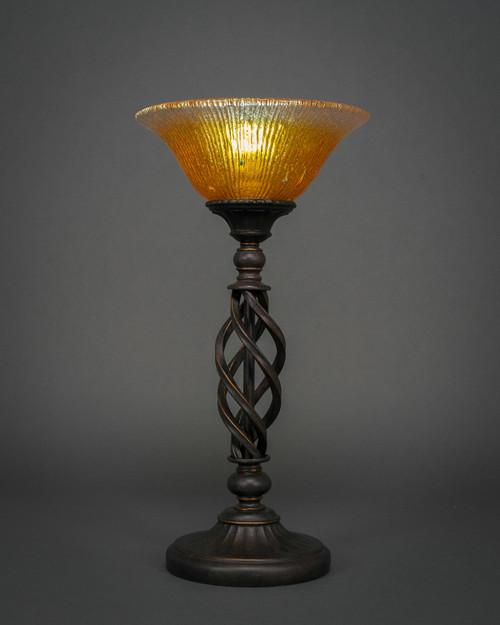 Toltec Lighting - 63-DG-773 - One Light Table Lamp - Eleganté - Dark Granite
