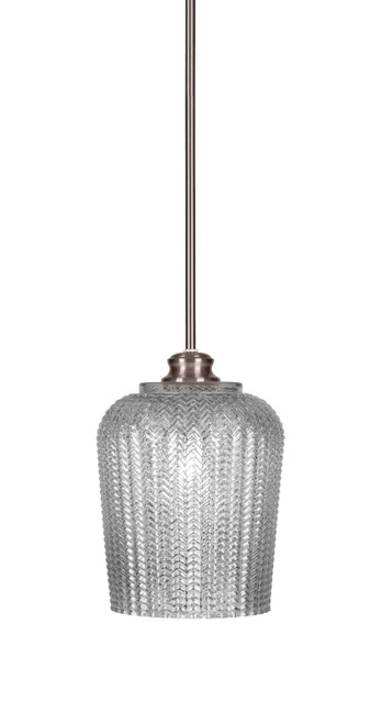 Toltec Lighting - 71-BN-4283 - One Light Pendant - Cordova - Brushed Nickel