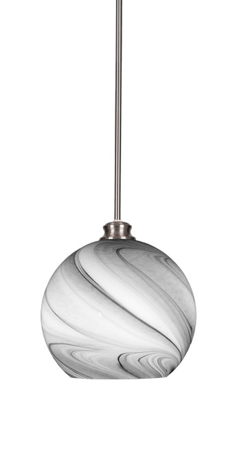 Toltec Lighting - 71-BN-4369 - One Light Pendant - Kimbro - Brushed Nickel