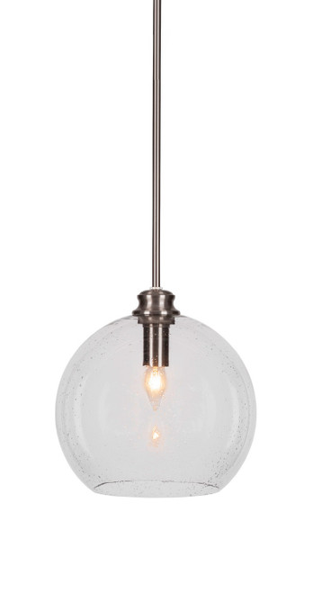 Toltec Lighting - 71-BN-4370 - One Light Pendant - Kimbro - Brushed Nickel